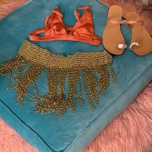 Beaded Skirt Coverup